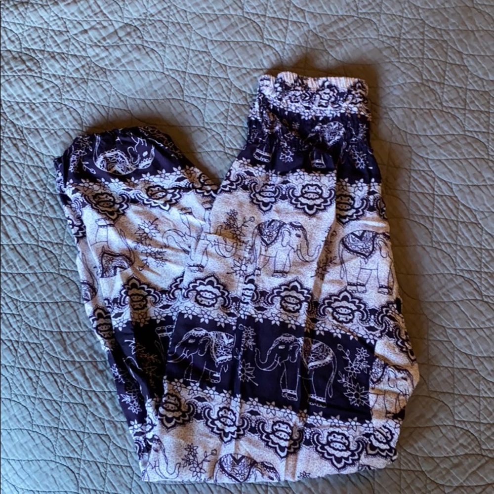 Elephant pants, size small